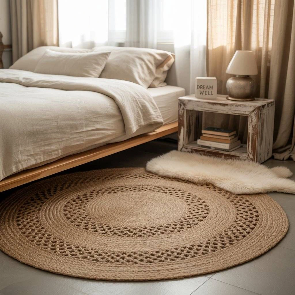 Bedroom Jute Carpet