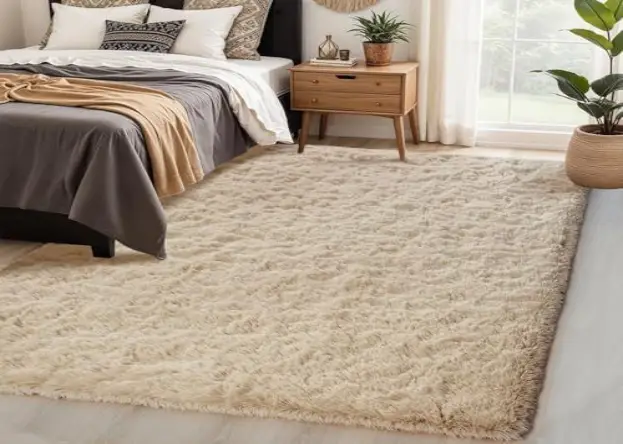 Bedroom shaggy rugs