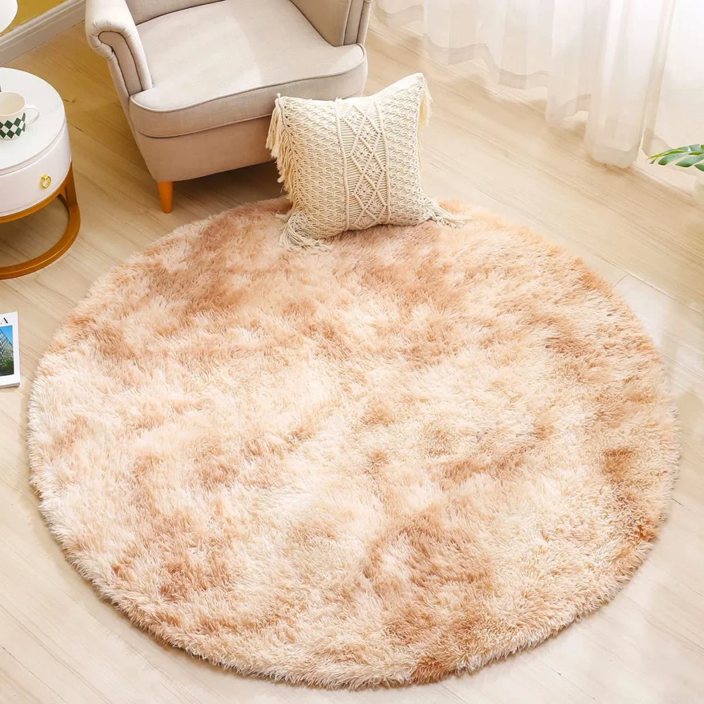 Shaggy Round Carpets