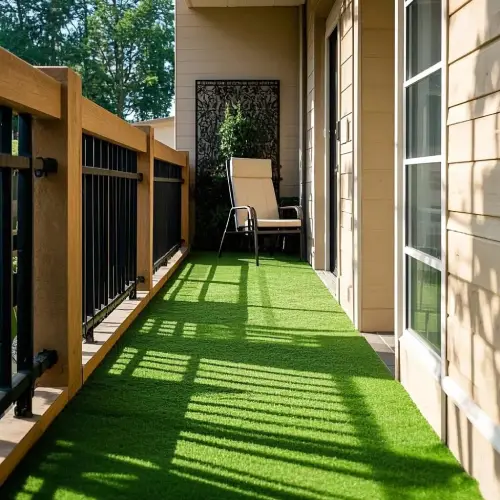 Balcony artificial grass carpet