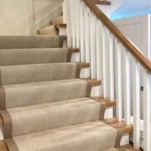Serged Edge Stair Carpet